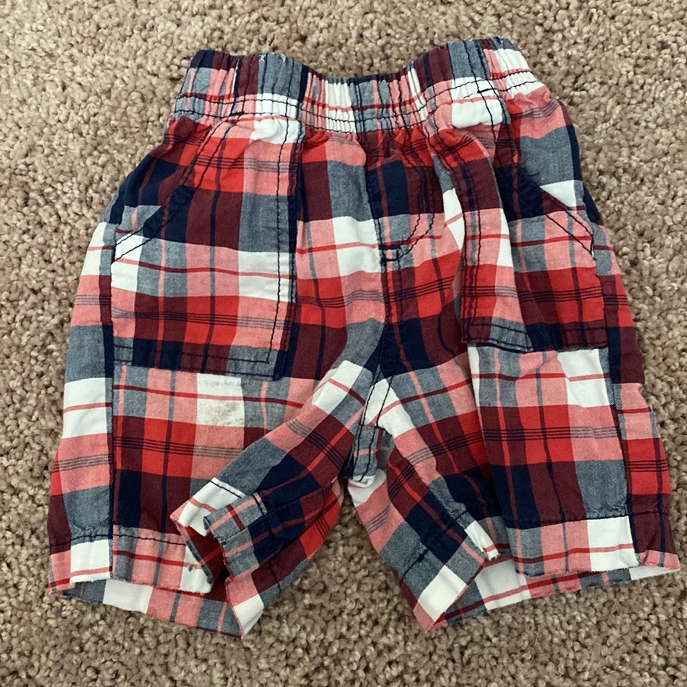 Toddler Boys plaid shorts